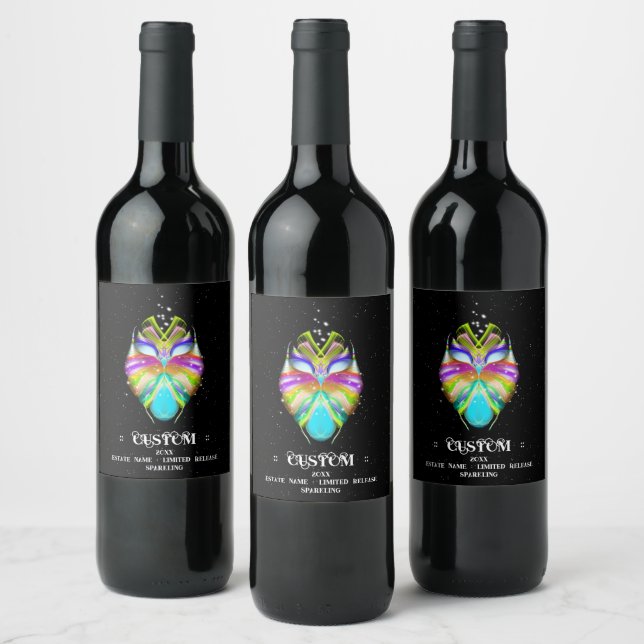 Starlight Oracle Owl Wine Label (Bottles)