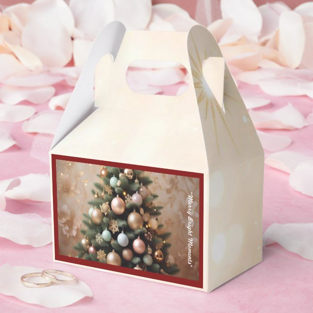 "Starlight Snowfall" Favour Box (Wedding)
