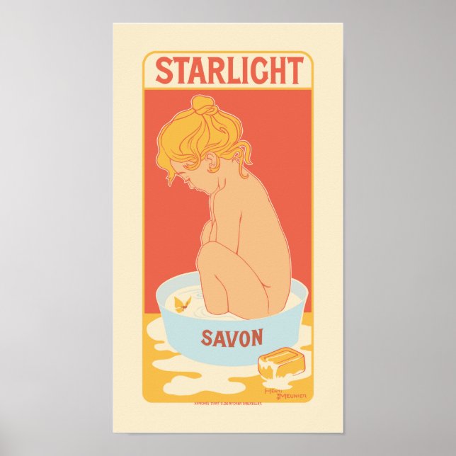 'Starlight Soap' Henri Meunier Poster (Front)