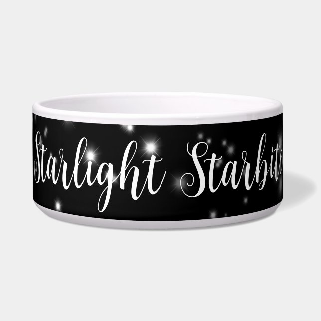 Starlight Sparkles Black and White Stars (Front)