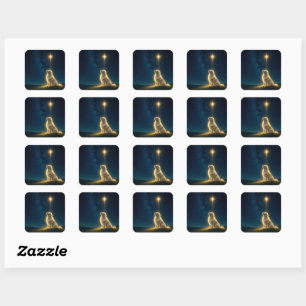 Starlight Square Sticker