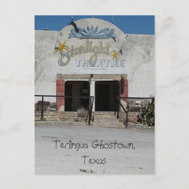 Starlight Theatre/Terlingua, Texas Postcard (Front)