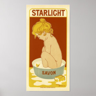 Starlight Vintage Soap Ad Poster