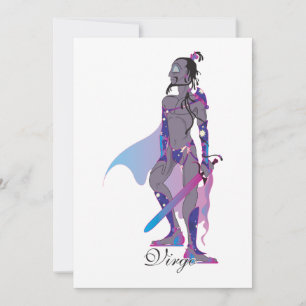 Starlight Virgo (Male) Invitations