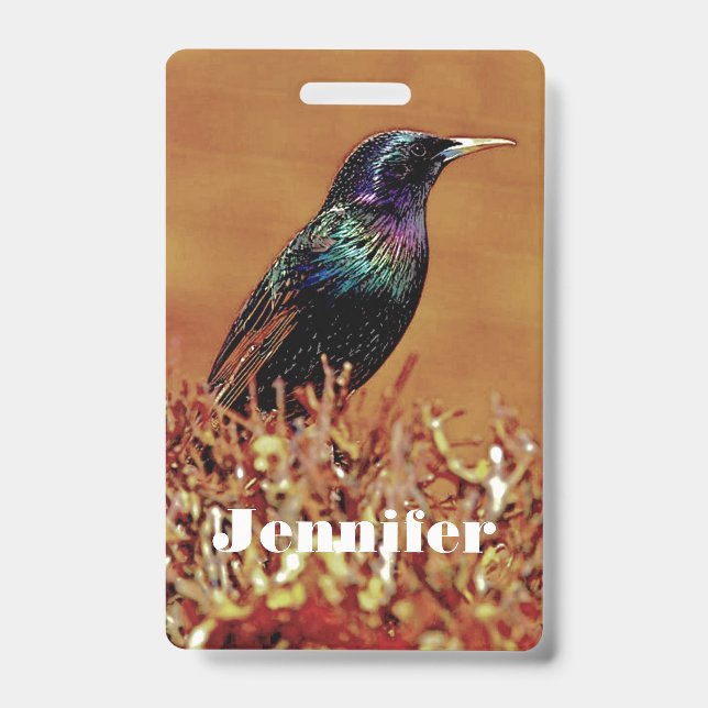 Starling Bird ID Badge (Front)