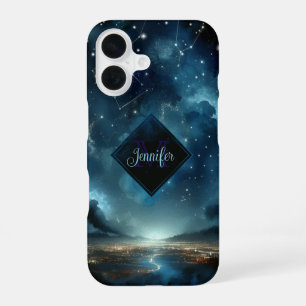 Starlit Cityscape iPhone 16 Case
