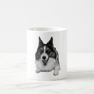 Starlit Corgi Greeting Coffee Mug
