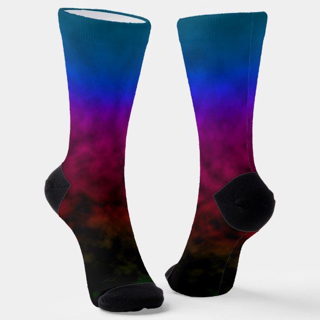 Starlit Descent Socks (Angled)