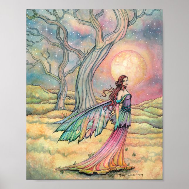 Starlit Dusk Fairy Poster by Molly Harrison (Front)