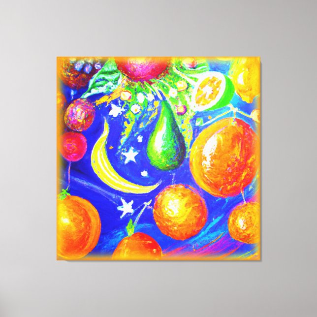 Starlit Fruit Basket. Buy Now Canvas Print (Front)