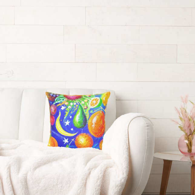 Starlit Fruit Basket. Buy Now Cushion (Couch)