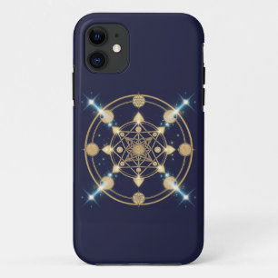 Starlit Geometry – The Code of Infinity iPhone 11 Case