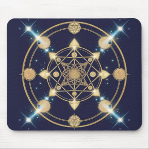 Starlit Geometry – The Code of Infinity Mouse Mat