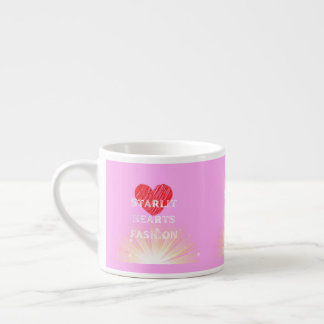 Starlit Hearts Fashion Red Heart Shine Espresso Cup