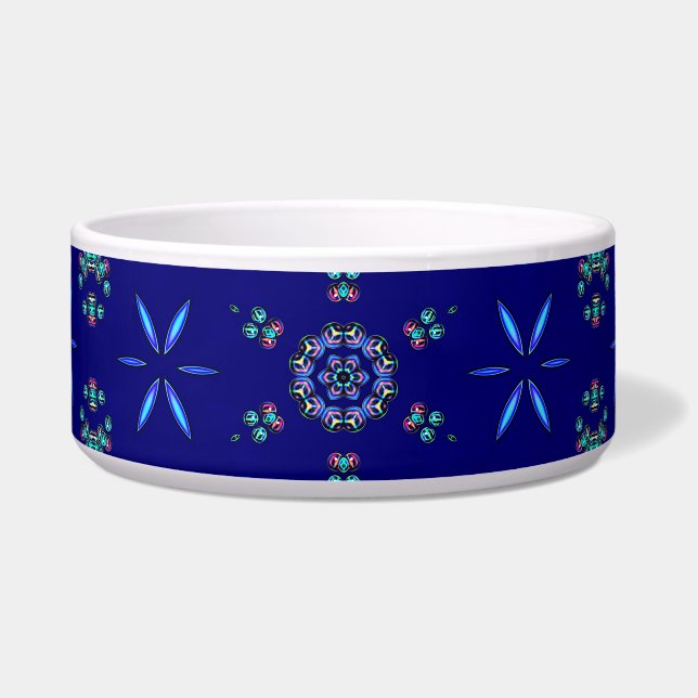 Starlit Kaleidoscope Pet Bowl (Front)
