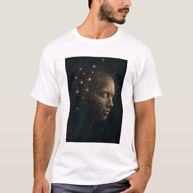 Starlit Neural Mind T-Shirt (Front)