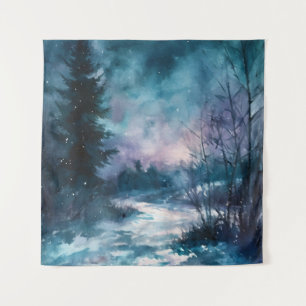 Starlit Path Through the Frost Tapestry