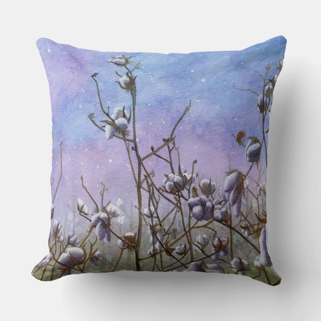 Starlit Stalks Cushion (Front)