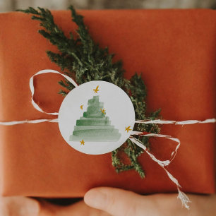 Starlit Tree Holiday Stickers