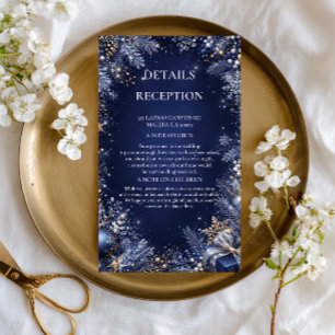 Starlit Winter Elegance Among Enclosure Card