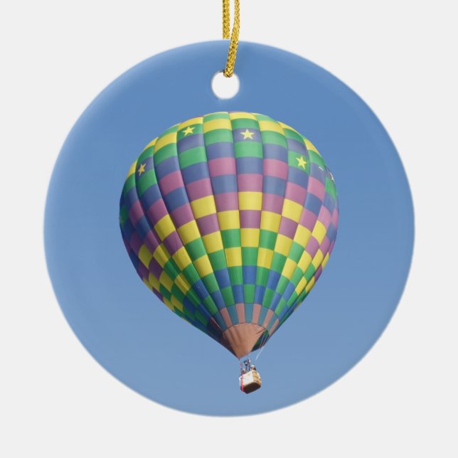 StarLite Hot Air Balloon Christmas Ornament (Front)