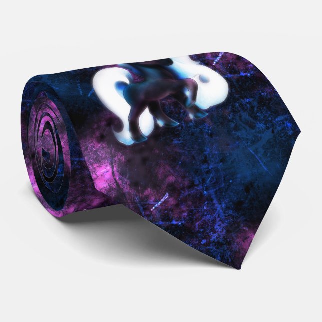 Starmist Unicorn Tie (Rolled)