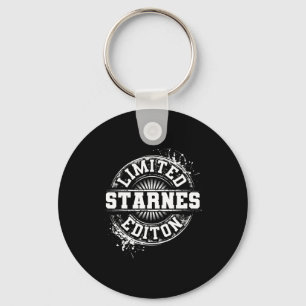 Starnes Funny Surname Family Tree Birthday Gift Key Ring