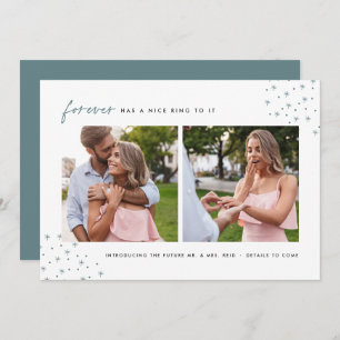 Starred Forever   2 Photo Engagement Announcement