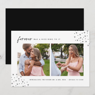 Starred Forever   2 Photo Engagement Announcement