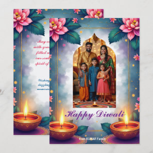Starry Arch Diwali Greeting Card
