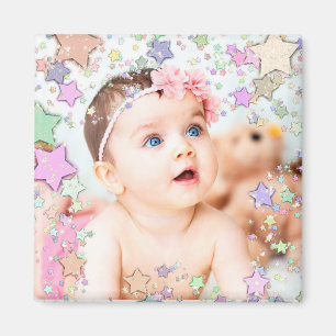 Starry Baby Photo Magnet