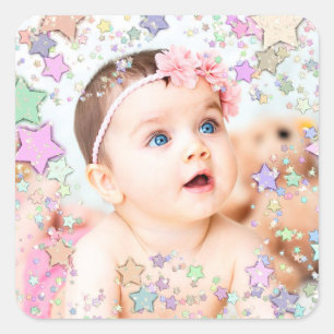 Starry Baby Photo Sticker