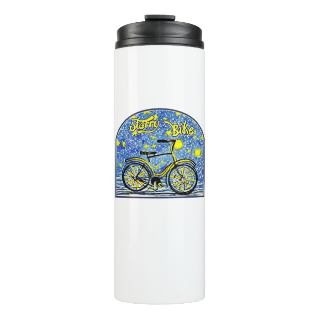 Starry Bike Thermal Tumbler (Front)