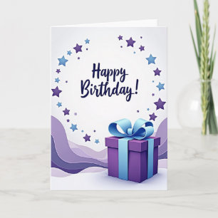 Starry Birthday Gift Card