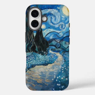 Starry Blooming Night iPhone 16 Case