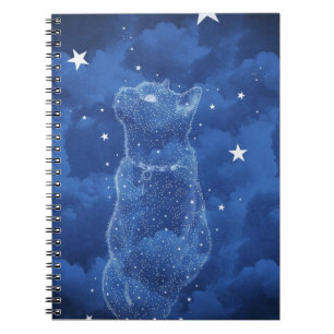 Starry Cat Notebook