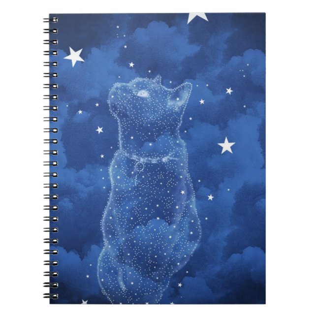 Starry Cat Notebook (Front)