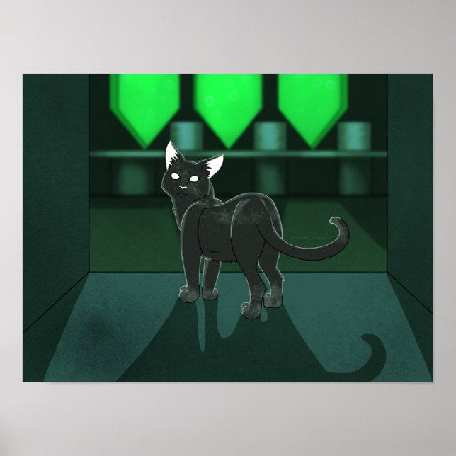 Starry Cat Poster (Front)