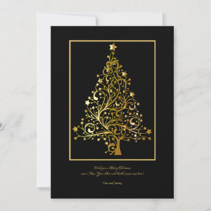 Starry Christmas Greeting Card