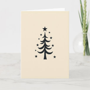 Starry Christmas Tree Card