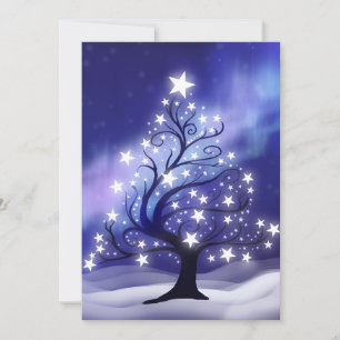 Starry Christmas Tree Card