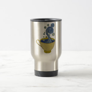 Starry Coffee, Starry Night - Vincent Van Gogh Two Travel Mug