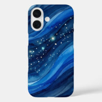 Starry Deep Sea Watercolor