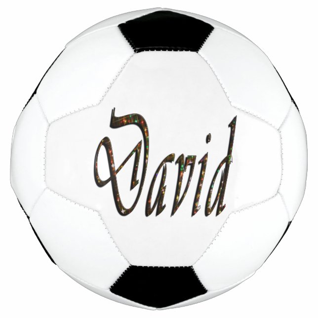 Starry Designed David Name, Football (Front)
