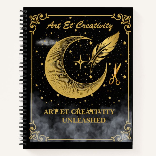 Starry Dreams Spiral Notebook (Front)