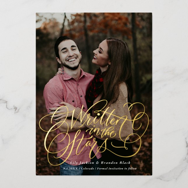 Starry-Eye Save the Date (Front)