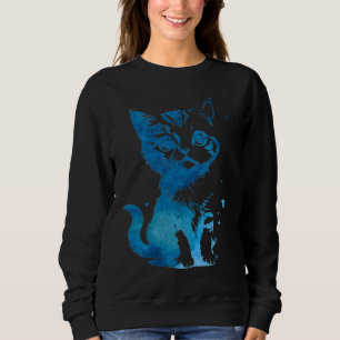 Starry Eyed Kitten Sweatshirt