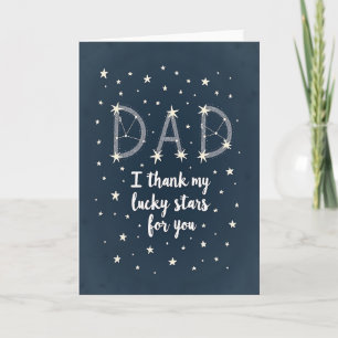 Starry Fathers Day Card