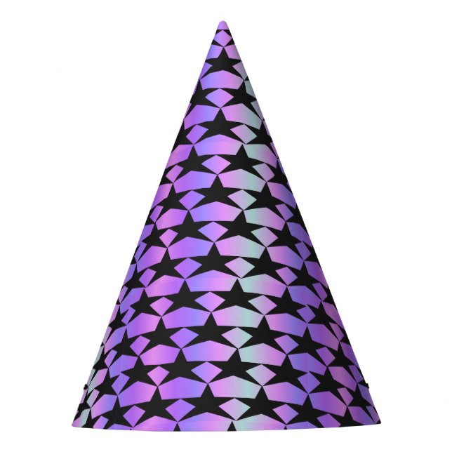 Starry Fishnet Party Hat (Front)