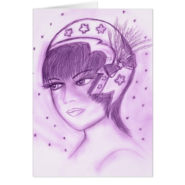 Starry Flapper in Purple (Front)